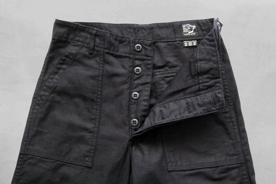 orSlow - US Army Regular Fatigue Pants(Black) orSlow 軍褲,OG107 軍褲,US Army Fatigue Pant,Baker Pant綠色軍褲,軍褲品牌,軍褲好看穿搭,男生軍褲怎麼搭配好看,