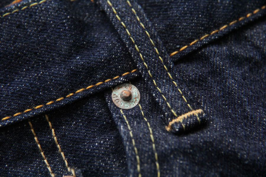 orSlow - IVY FIT JEANS 107 orSlow, orSlow 107,小直筒,鉚釘舊化,one wash,丹寧,隱藏後袋花,牛仔,日本製,台南,選物店,老派