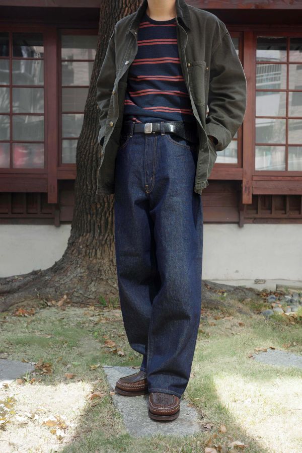 orSlow - Super Dad's Denim Pants orSlow,super dad's denim,男 寬版丹寧褲 推薦,