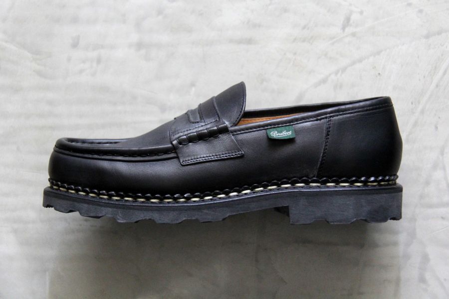Paraboot -Reims/Noir Paraboot,黑色樂福鞋 loafer,男生休閒皮鞋推薦,樂福鞋 穿搭,
