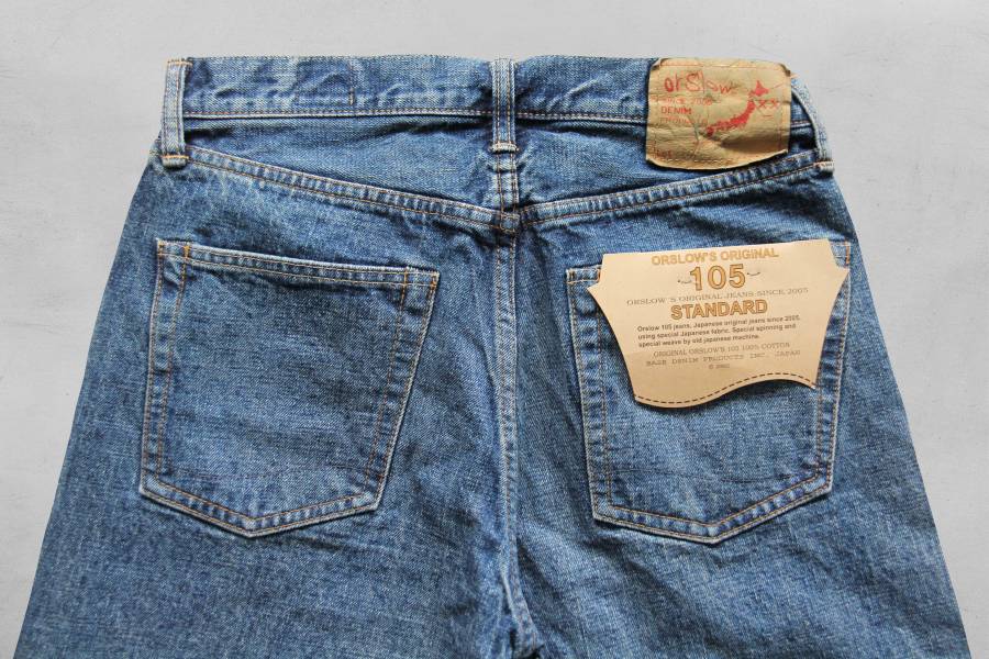 orSlow - STANDARD SELVEDGE DENIM 105/2 YEAR WASH 養褲 原色褲,刷色 牛仔褲 推薦,牛仔褲 男 穿搭,中直筒 牛仔褲,赤耳 丹寧褲,Jeans,denim,orslow jp,台南 逛街 牛仔褲,orslow 105 107,牛仔褲 色落,牛仔褲 養褲,one wash,排扣,