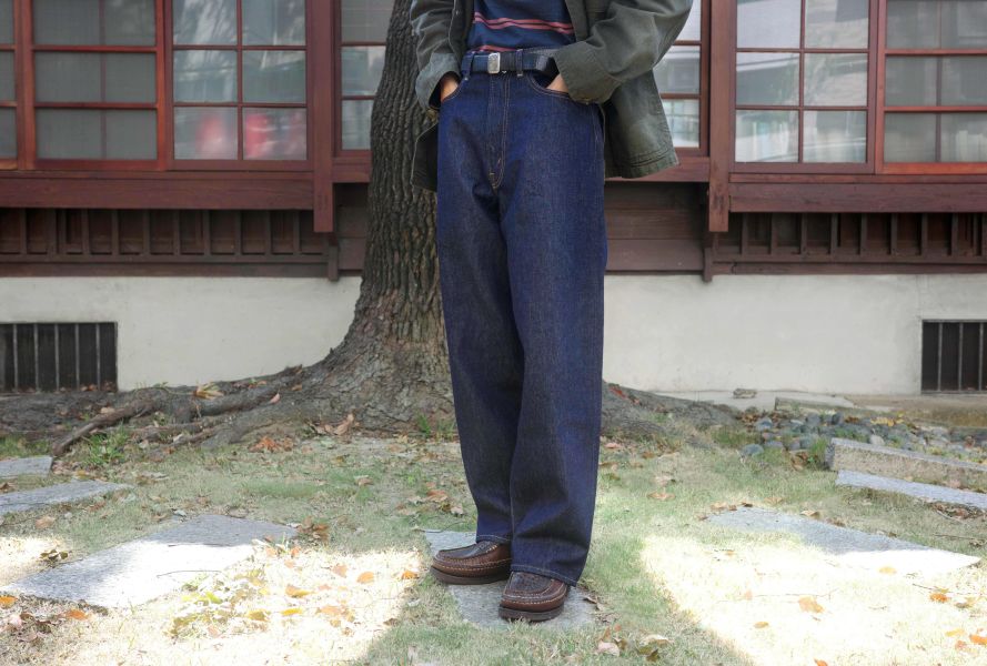 orSlow - Super Dad's Denim Pants orSlow,super dad's denim,男 寬版丹寧褲 推薦,