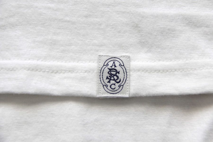 Riding High - LoopWheel Henley Shirts/白 Riding High,Henley,亨利領,LOOPWHEEL製作,短t