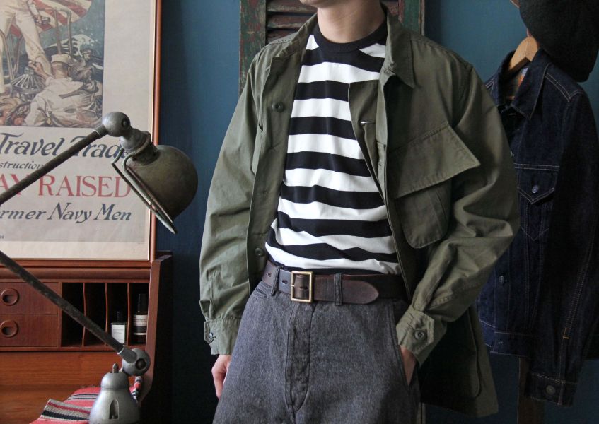 The Rite Stuff - Border Stripe Tee (Black) 條紋短t,The Rite Stuff,John Lofgren 日本,heddels 網站,1940 年代 風格,男 經典服飾,