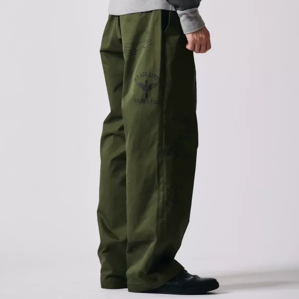 Barns Outfitters - Authentic T/C Chino Print Pants Barns Outfitters ,男 軍褲 推薦,男 卡其褲 穿搭,塗鴉 卡其褲,