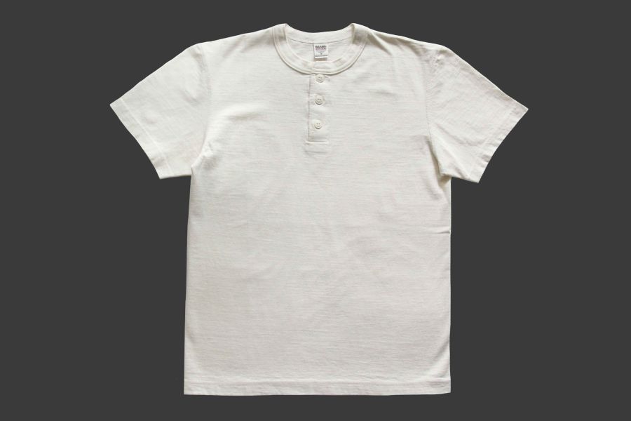 Barns Outfitters /COZUN SS HENLEY-T (IVO) Barns Outfitters,老派,老派人生,男 亨利領短袖,