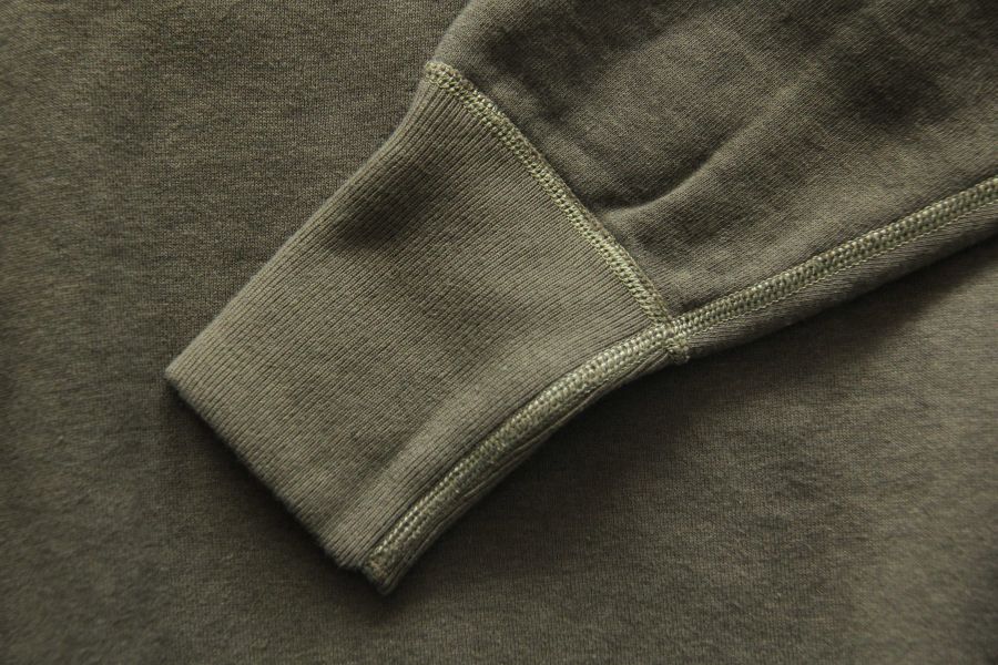 Two Moon - No.92022 Sweatshirt/ Dark Olive Two Moon 日牌,衛衣 穿搭,日本製,植絨,Loop Wheel,圓筒衣身,