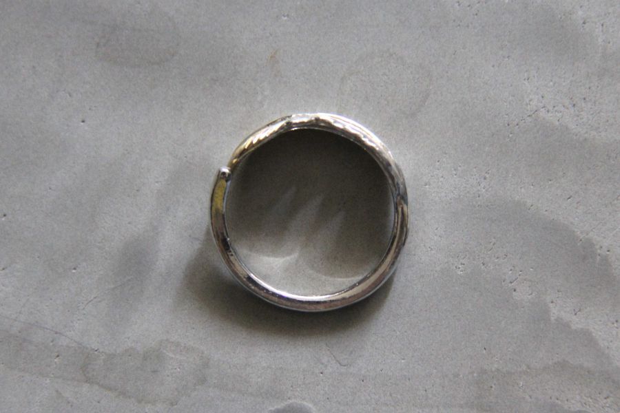KinG Smith - 先金長尾戒/訂製 KinG Smith,handmade,silver,銀羽,風切羽,老派,mr old,銀器,navajo,