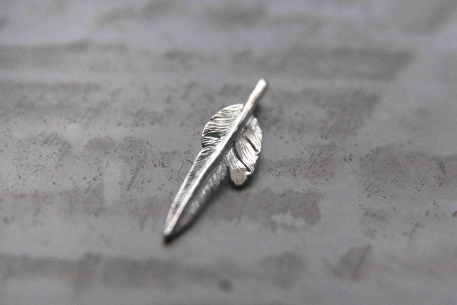 KinG Smith -風切小羽/左向/現貨 銀羽,風切羽,銀菊,先金,點金,綠松石,風野鷲,鷹爪,訂製,印地安銀飾,藥輪,台南,老派,mr old,King smith,handmade,手作,leather craft,silver,雷鳥