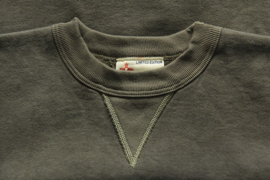 Two Moon - No.92022 Sweatshirt/ Dark Olive Two Moon 日牌,衛衣 穿搭,日本製,植絨,Loop Wheel,圓筒衣身,