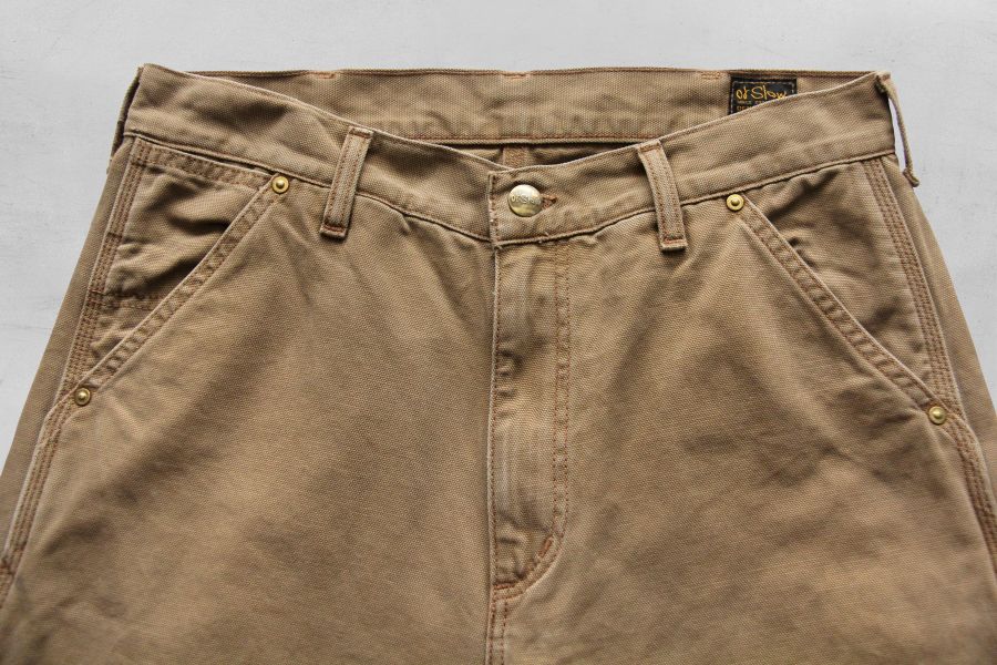 orSlow-Brown Duck Painter Pants 畫家褲穿搭,畫家工作褲,PAINTER PANTS,orSlow牛仔褲,男生工作褲推薦,WORKER PANTS,Dickes,美式工裝褲,