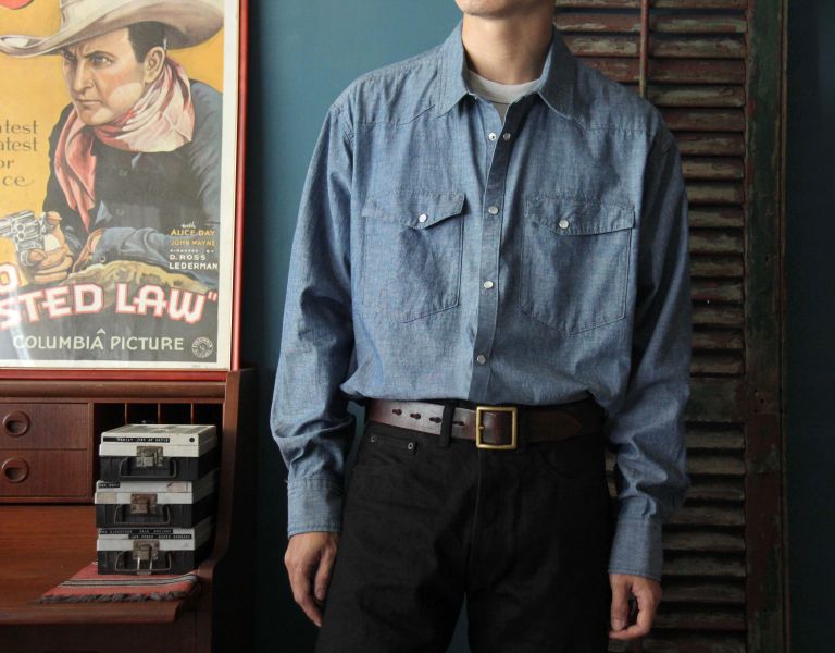 Ordinary Fits-CHAMBRAY WESTERN SHIRTS Ordinary Fits,西部襯衫