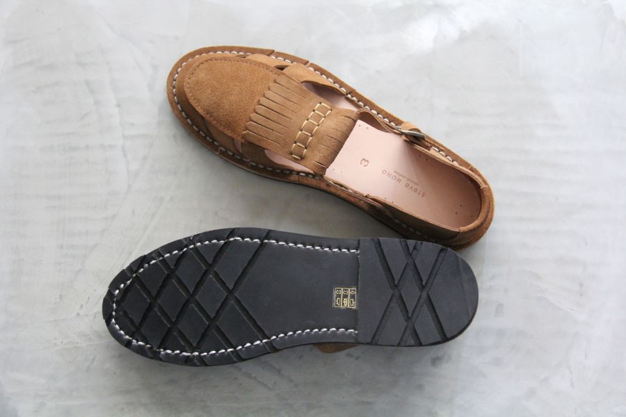 Steve Mono - Artisanal Sandals 10/02-Cognac Steve Mono,西班牙手工皮革涼鞋,handmade