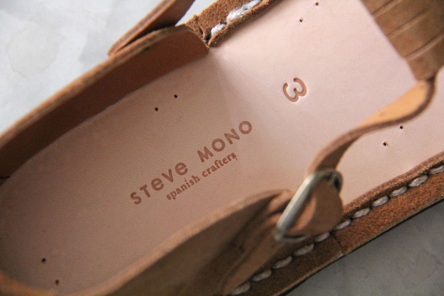 Steve Mono - Artisanal Sandals 10/02-Cognac Steve Mono,西班牙手工皮革涼鞋,handmade