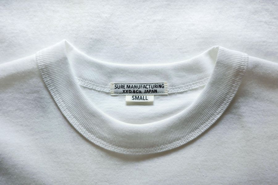 SURE'S LONG SLEEVE T-SHIRT (OFF WHITE) XX DEVELOPMENT,Made in Japan,古屋獨立服裝廠,
Pigment Dye 染色,薄長袖T恤,8oz
