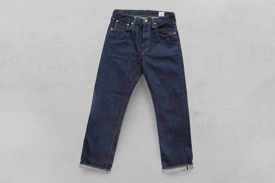 orSlow - STANDARD SELVEDGE DENIM 105 牛仔褲 推薦,牛仔褲 男 穿搭,中直筒 牛仔褲,赤耳 丹寧褲,Jeans,denim,orslow jp,台南 逛街 牛仔褲,orslow 105 107,牛仔褲 色落,養褲 原色褲,one wash,排扣,