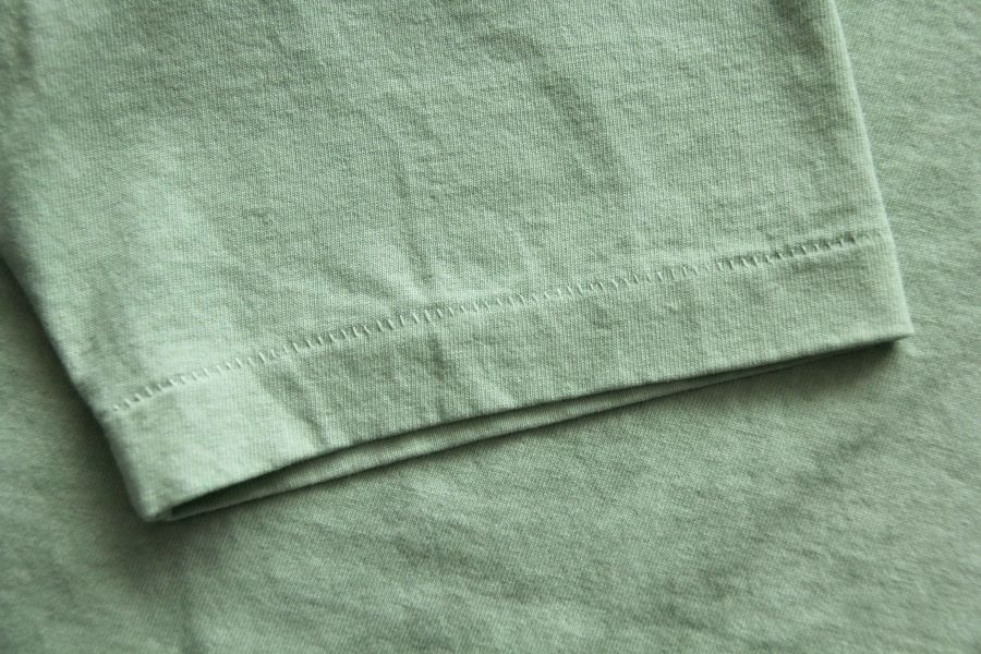 SURE'S POCKET TEE (MOJITO) 男生夏天短t,日本製吸汗耐穿短t,名古屋,白t,圓筒衣身,不易變形短t,丹寧,Pigment Dye染,