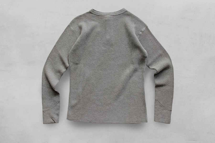 Barns Outfitters-Waffle Henley/Gray Barns Outfitters,Waffle,亨利領,華夫格