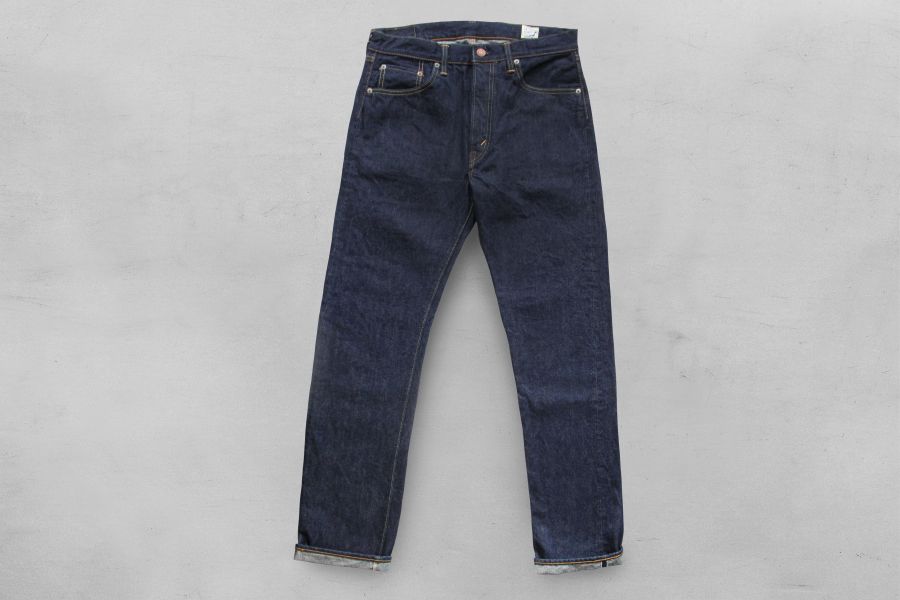 orSlow - IVY FIT JEANS 107 orSlow, orSlow 107,小直筒,鉚釘舊化,one wash,丹寧,隱藏後袋花,牛仔,日本製,台南,選物店,老派