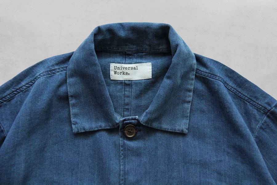 Universal Works-Travail Shirt 復古,英國品牌,英格蘭,Denim,薄長袖,Universal Works,秋冬穿搭,工作外套