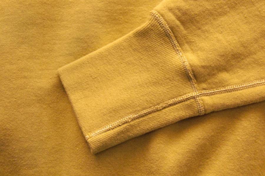 Two Moon - No.92022 Sweatshirt/ Mustard 印第安,衛衣穿搭,保暖,Two Moon,日本製,植絨,Loop Wheel,圓筒衣身