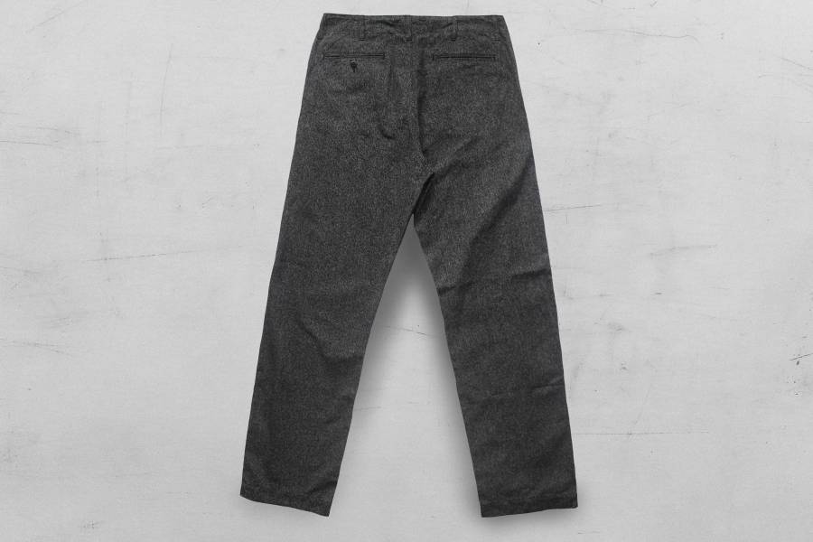 The Rite Stuff-Daybreak Salt & Pepper Work Pants/Charcoal The Rite Stuff,胡椒鹽布,John Lofgren,日製,工作褲款,10 oz,1930年代風格,Heddels,專欄編輯