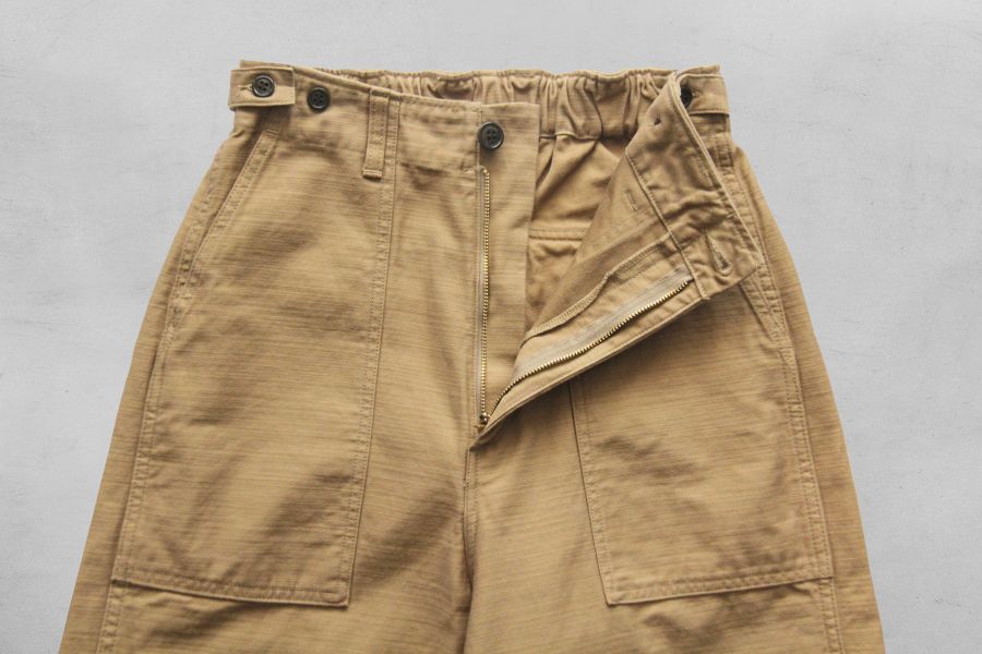 Ordinary Fits - JAMES FATIGUE BACK SATIN (BEG) Ordinary Fits,James Pants,男生軍褲推薦,OG 107 ,男 寬鬆 褲型,日本小眾男生休閒服飾品牌,男 日牌 牛仔褲,台南男生逛街,