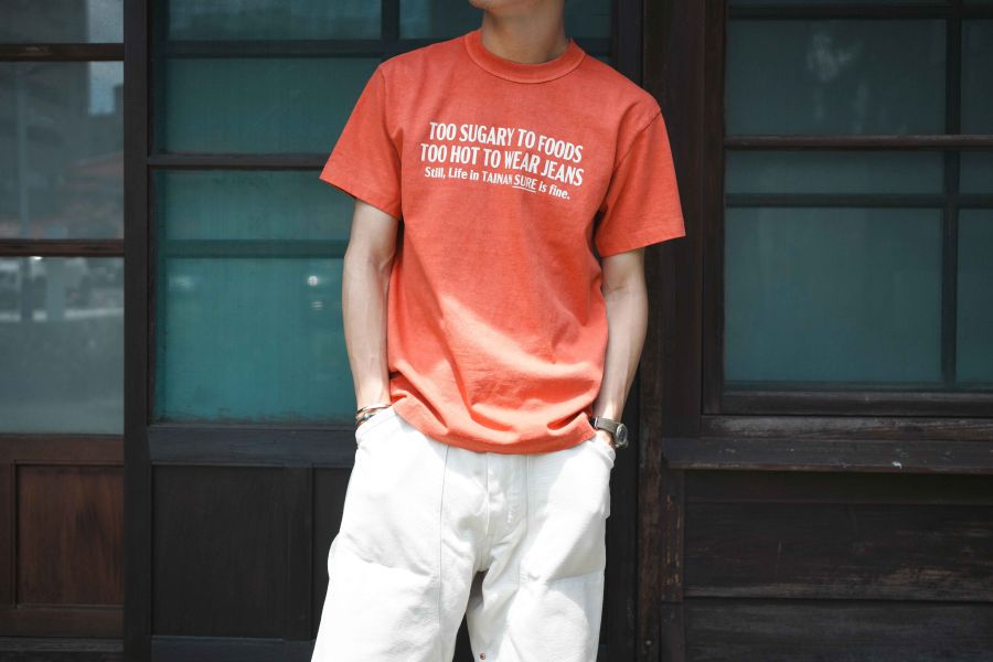 SURE’S TEE x TAINAN ’25 日本 XX DEVELOPMENT,台南 400,台南 聯名 t, 台南 美食,養褲,城市t,SURE MEG,男 短t 厚,日本製,名古屋 服裝廠,圓筒 白t ,