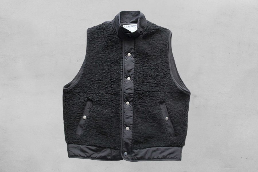 Barns Outfitters-Utility Boa Vest (Black) 保暖 背心,冬 絨毛 背心,冬 背心 穿搭,寒流 必備,The north face,patagonia 類似款,搖粒絨 背心,Barns Outfitters,Vest,層次 搭配,男 背心,