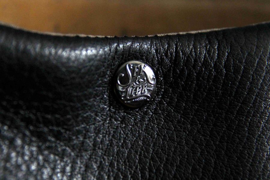 S.F.K. String Moon Bag/Deer Skin Black 真皮包 半月包 SFK,茶芯皮革,義大利 植鞣,男 肩背包 推薦,