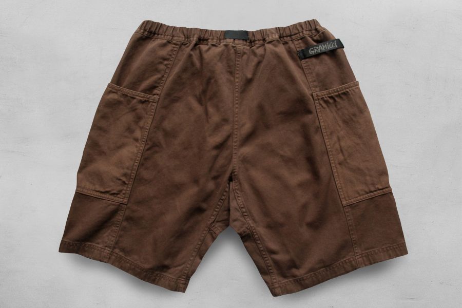 Gramicci - Gadget Short (Tobacco) Gramicci,山系名品,登山,22SS,大輪廓側邊口袋 ,褲檔底部裁片補強,隱藏式調節腰帶