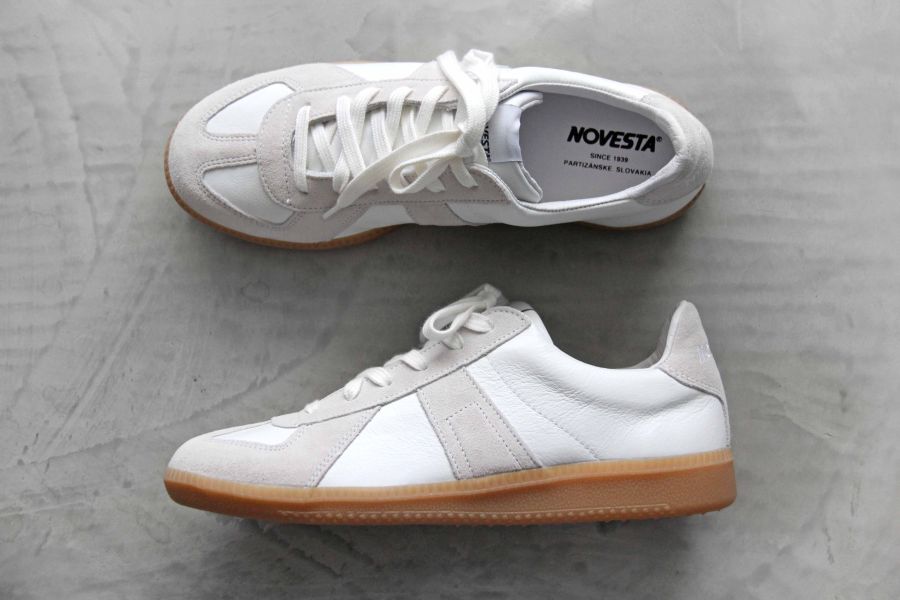 NOVESTA -GERMAN TRAINER/WHITE NOVESTA,德訓,德軍訓練鞋,German Army Trainer,斯洛伐克製鞋,手工製程,經典鞋型,台南 男裝 選物,老派