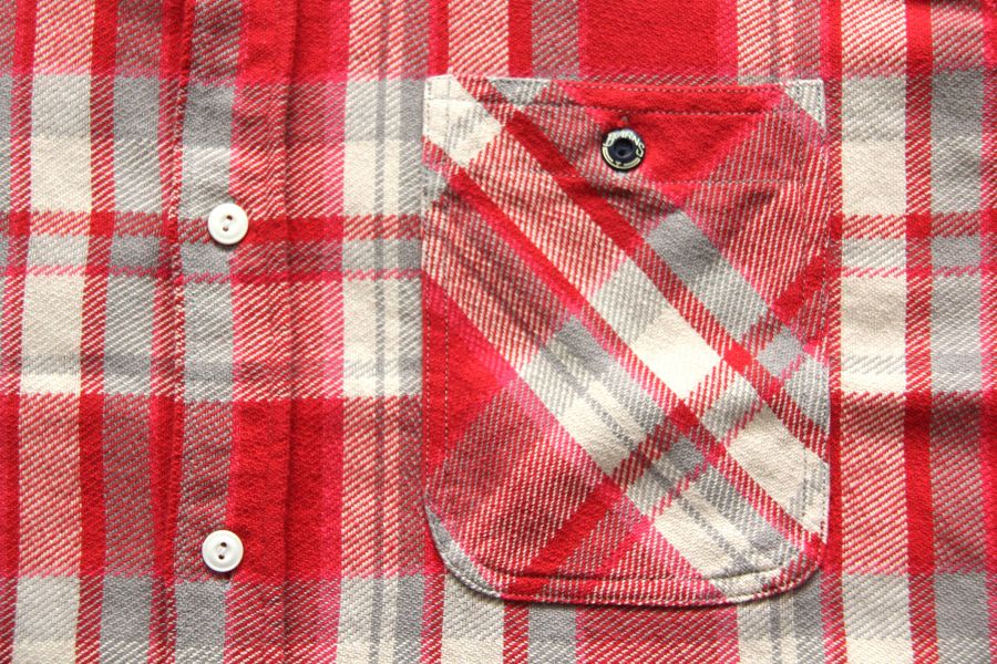 Barns Outfitters - BIGMAC Flannel Shirt/Red Barns Outfitters,男生短袖襯衫推薦,男生軍裝搭配,