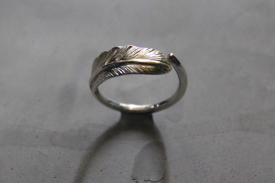 KinG Smith - 先金長尾戒/訂製 KinG Smith,handmade,silver,銀羽,風切羽,老派,mr old,銀器,navajo,