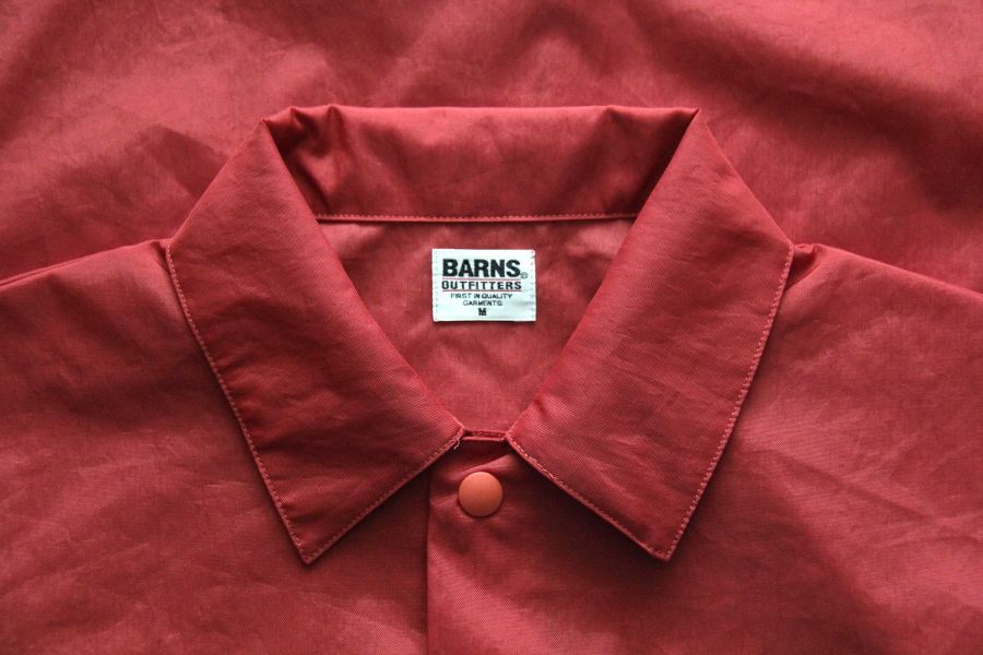 Barns Outfitters/60s Nylon Coach Jacket Barns Outfitters,教練 夾克,刺繡 外套,美式 風格,滑板 文化,