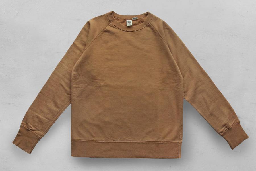 Riding High- USA Fleece Raglan Sweat / brown(內裡刷毛) Riding High,日本製,Fleece ,保暖植絨,長袖衛衣,sale折扣,保暖