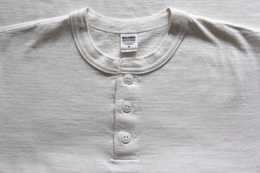 Barns Outfitters /COZUN SS HENLEY-T (IVO) Barns Outfitters,老派,老派人生,男 亨利領短袖,