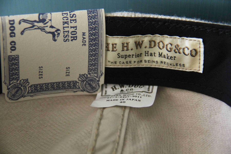The H.W. Dog & Co./ Railroad Cap (Natural) The H.W. Dog帽子,可以戴十年的帽子,狗帽,the hw dog and co,日本職人手工帽飾,