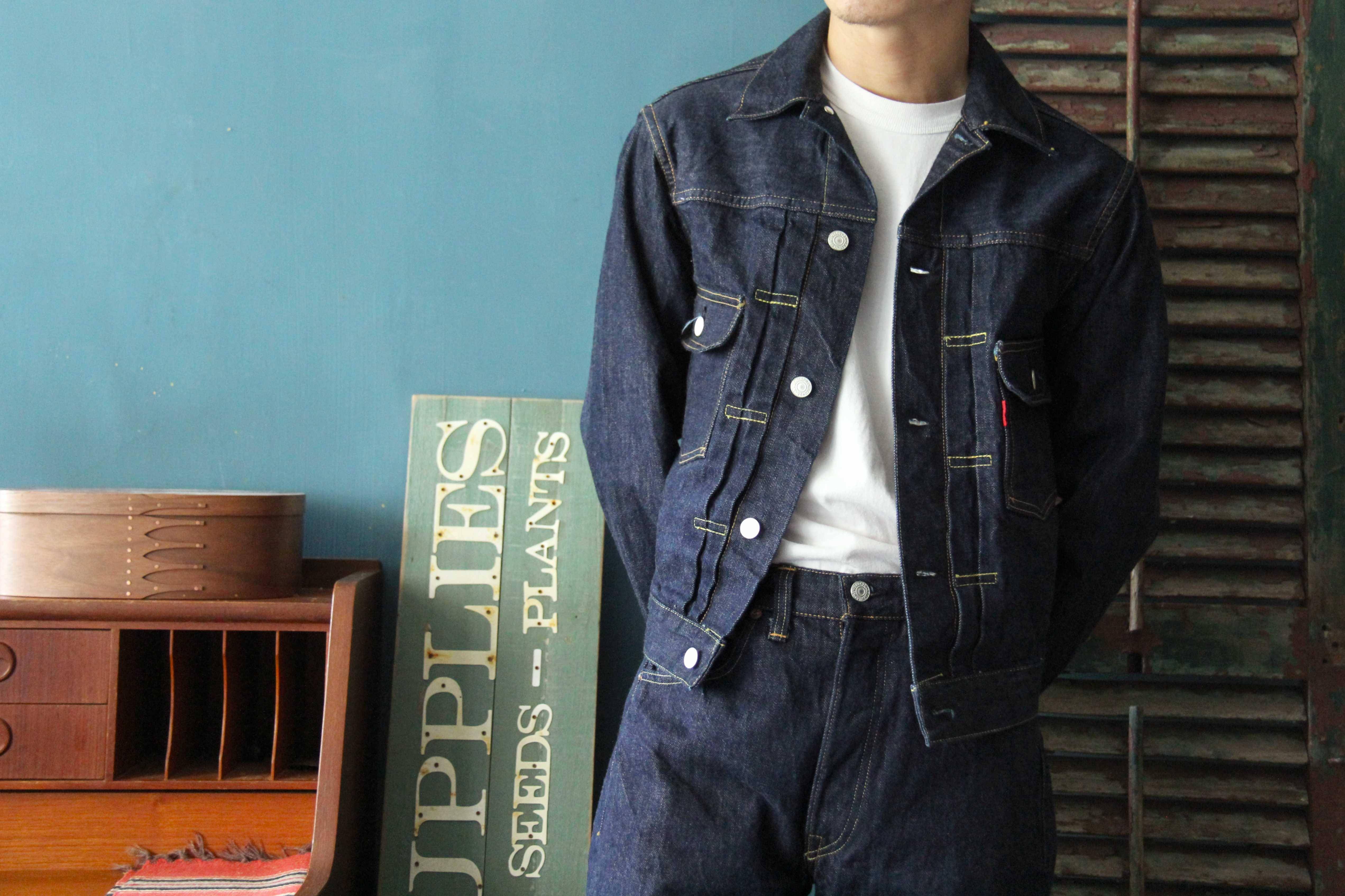 New Yesterday NY507 Jacket，13.5oz赤耳靛藍丹寧布，Type 2 剪裁