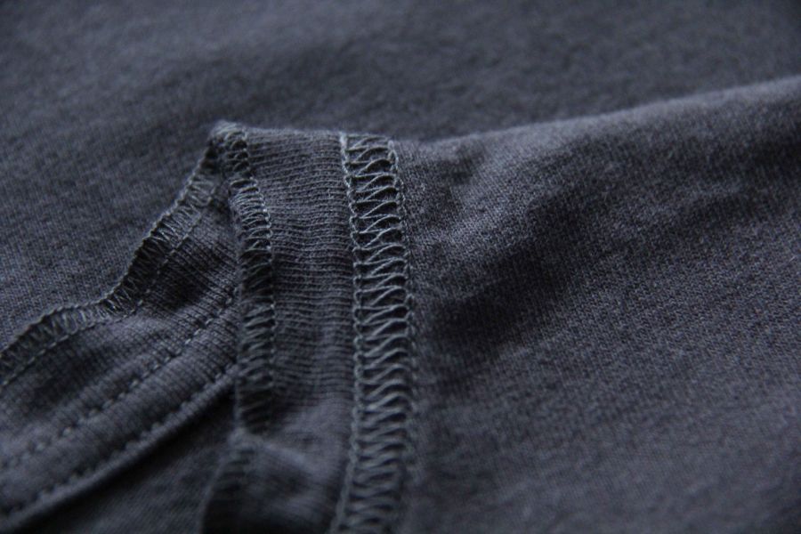 Two Moon - Henley Neck Tee (Navy) Two Moon,亨利領