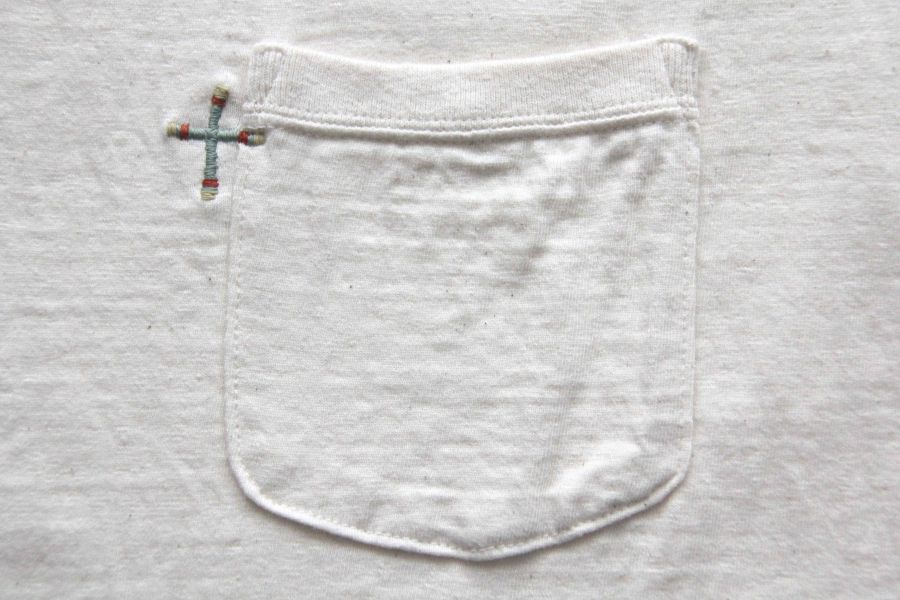 Two Moon - No.20272 Pocket Tee (Natural) Two Moon,