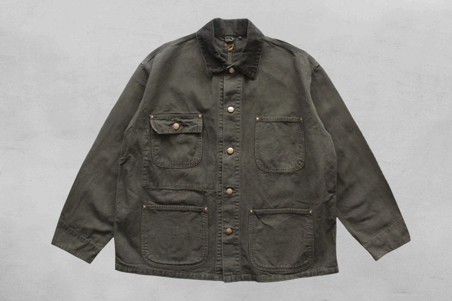orSlow - RELAX FIT OXFORD COVERALL (Coffee Brown) orSlow工作外套,男生工裝外套推薦,男復古工裝穿搭,美式工裝,日製工裝外套,