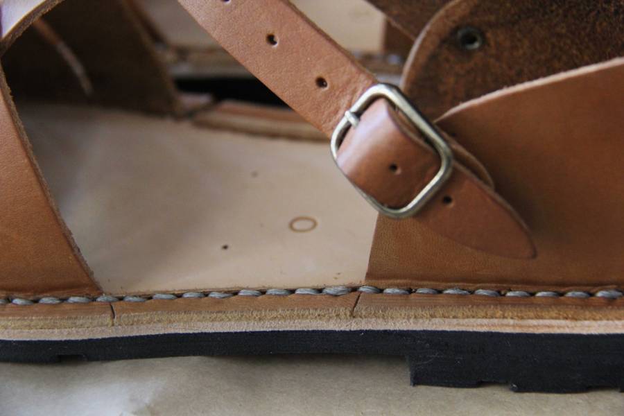 Steve Mono - Artisanal Sandals/Tobacco Steve Mono,西班牙手工皮革涼鞋,handmade