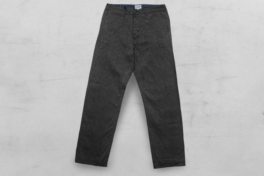 The Rite Stuff-Daybreak Salt & Pepper Work Pants/Charcoal The Rite Stuff,胡椒鹽布,John Lofgren,日製,工作褲款,10 oz,1930年代風格,Heddels,專欄編輯