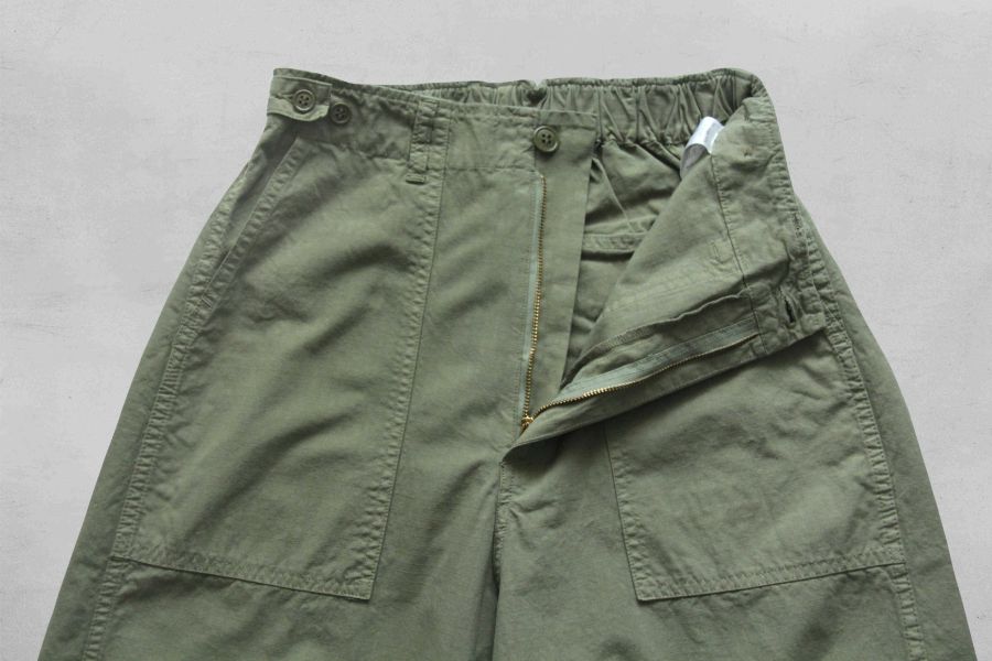 Ordinary Fits - JAMES FATIGUE FATIGUE RIP STOP OLIVE Ordinary Fits,James Pants,男生軍褲推薦,OG 107 ,男生寬鬆牛仔褲推薦,日本小眾男生休閒服飾品牌,男 日牌 牛仔褲,台南男生逛街,
