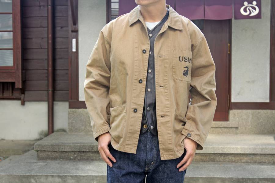 Houston -USMC HBT JACKET/Khaki Houston,P41, jacket