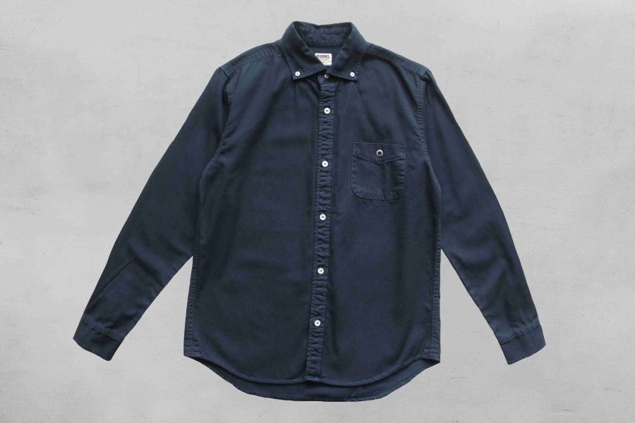 Barns Outfitters - B.D 牛津襯衫(NAVY) 男生正式襯衫,男生 牛津襯衫,Barns,