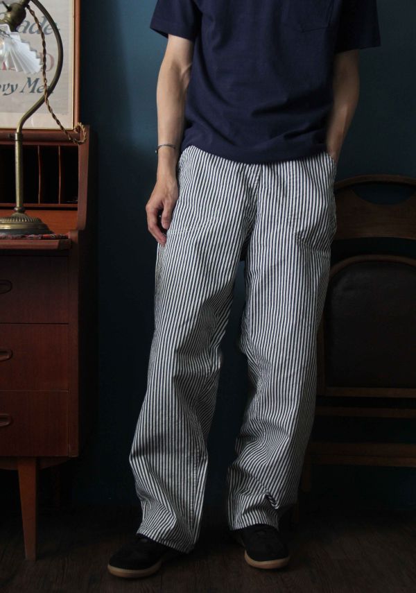 Ordinary Fits - Ranch Pants (OFF) 日本品牌Ordinary Fits,男 休閒工作褲,男 條紋褲 搭配,Hickory 條紋 工裝,