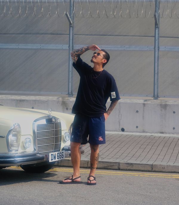 Club Stubborn-Souvenir Shorts/Mad Navy Club Stubborn,軍褲,男 短褲,軍裝,復古運動風,outdoor,登山,