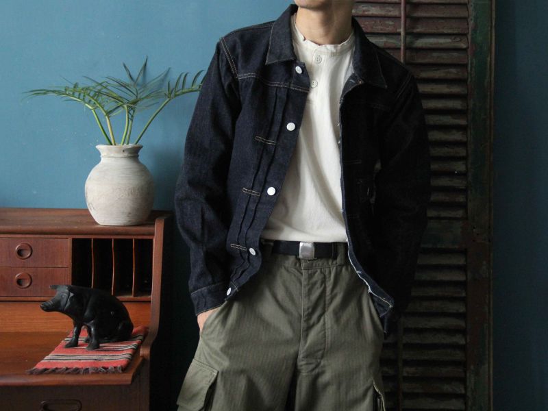 Two Moon - Henley Neck Tee (BLK) Two Moon,亨利領